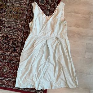 J Crew light blue pinstripe dress